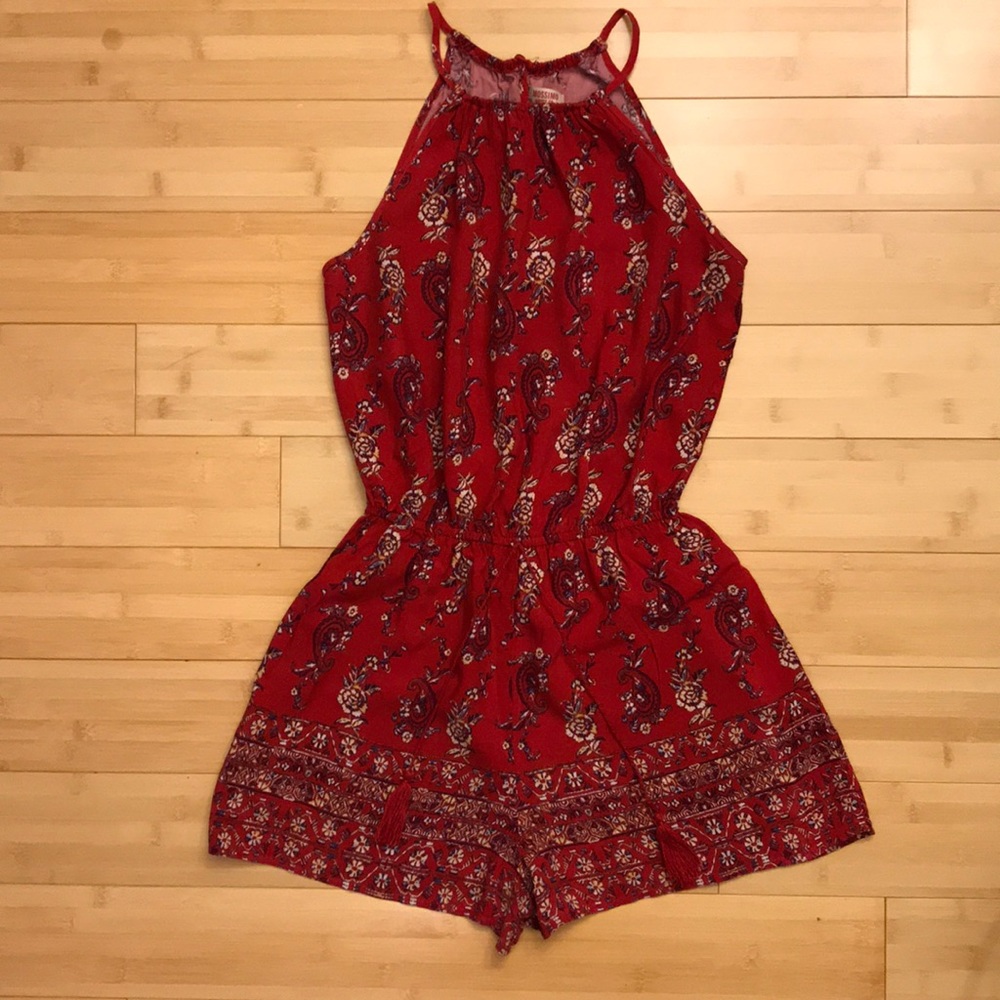Red romper